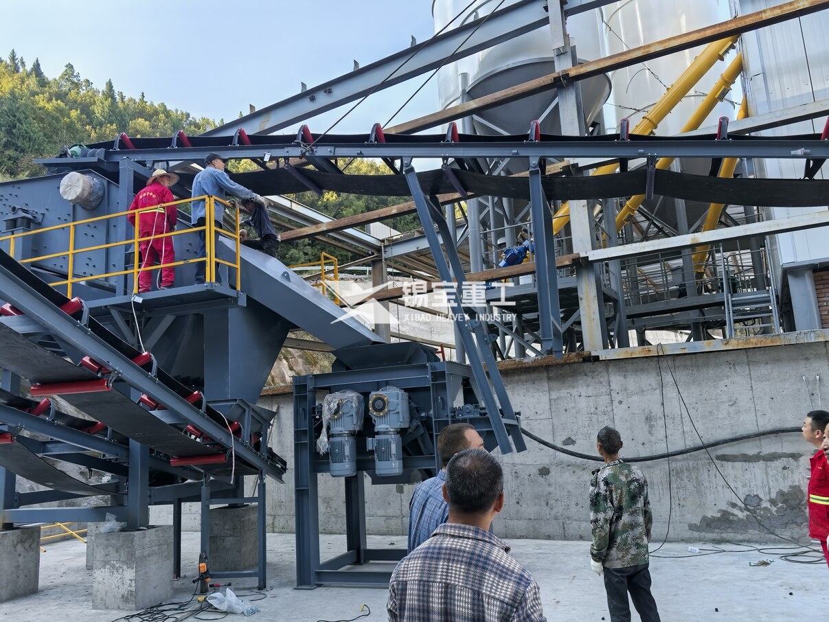 四川省巴中市瀝青再生料破碎篩分設備現場5