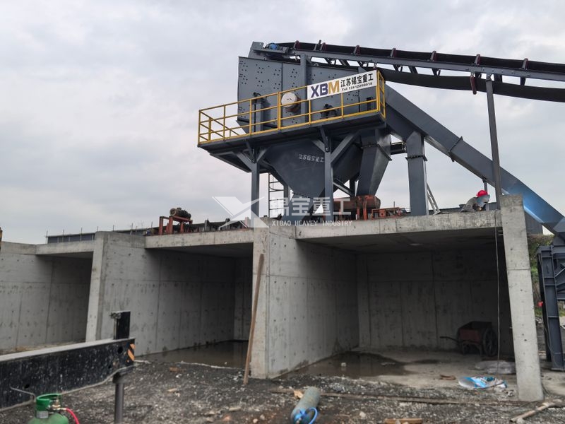 寧波慈溪瀝青銑刨料破碎篩分設備現場